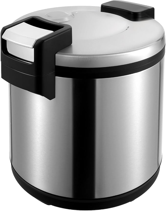 Commercial Rice Warmer, 19L/20Qt Electric Food Warmer, 110W Electric Soup Warmers with Adjustable Temperature and Non-Stick Inner Pot for Restaurant Party, Warm Function Only, NOT Cooker
