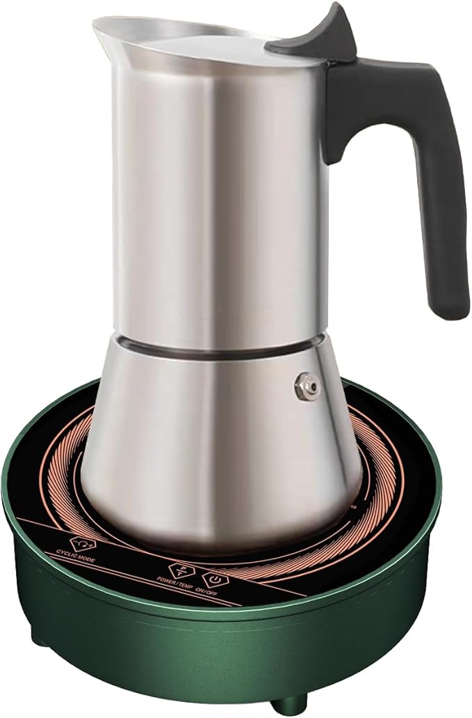 Mini Induction Cooktop, Small Burner 700W/120V Mini Hot Plate Electric Stove Cookter for Traveling Camping kitchen spaces Small Induction Cooktop for Coffee,Tea & Milk