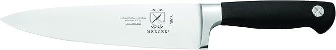 Mercer Culinary Genesis 10-Piece Forged Knife Set with Case, Steel/Black