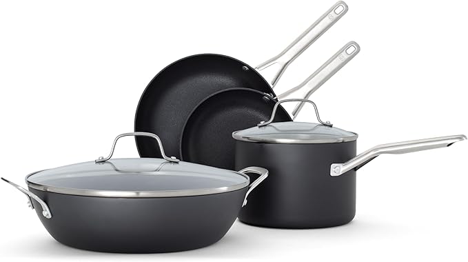 Calphalon짰 Hard-Anodized Nonstick 6-Piece Cookware Set