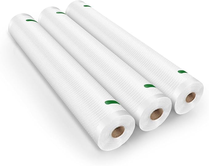 MAGIC SEAL Vacuum Sealer Bags, 3 Rolls 10?쇺?횞 16.4??Textured Vac Seal Bags for Food Storage or Sous Vide, BPA Free, Commercial Grade - NOT Work with MAGIC SEAL MS175 Vac Sealers