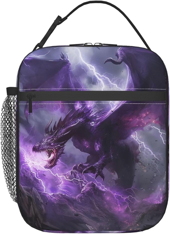 VANZEV Dragon Lunch Box for Adults Women Girls Boys Kids Animal Lunch Box Insulated Cooler Reusable Lunch Bag Container Gifts for Work Office Picnic Travel School