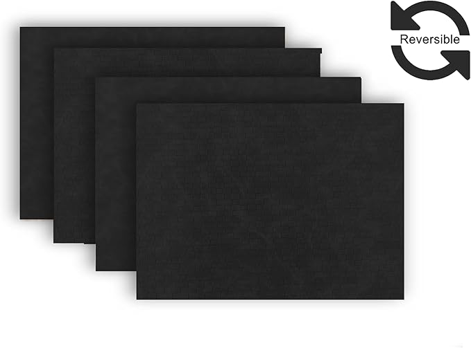 Placemats Set of 4 12" x 18" Heat-Resistant Table Mats for Dining Table Set for 4 Kitchen & Dining Room Decor Farmhouse, Boho, & Modern Style Easy to Clean, Durable & Stylish Table Decor