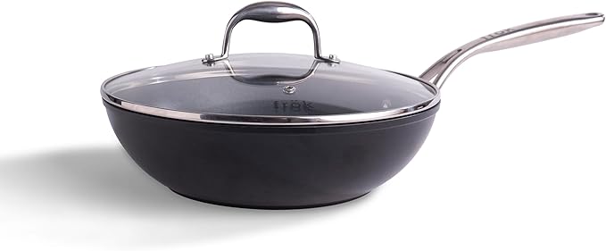 fr철k All-In-One Non-Stick Fry Pan Meets Wok with Lid, 11-Inch, Black & Silver