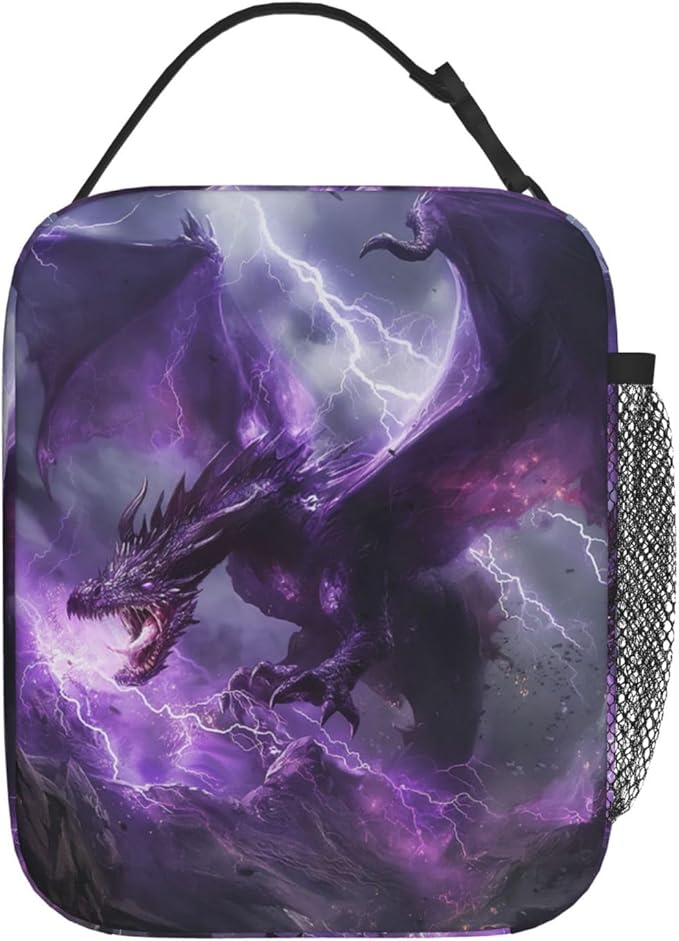 VANZEV Dragon Lunch Box for Adults Women Girls Boys Kids Animal Lunch Box Insulated Cooler Reusable Lunch Bag Container Gifts for Work Office Picnic Travel School