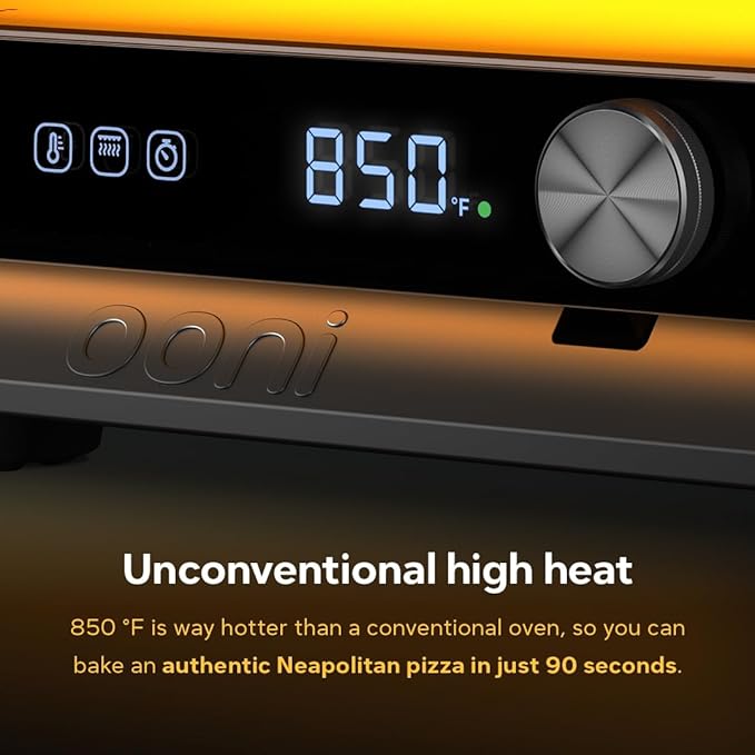 Ooni Volt 2 Electric Indoor Pizza Oven - Versatile Countertop Electric Toaster Oven, Cook 12 Inch Pizzas and More