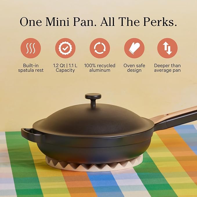 Our Place Mini Cookware Duo | 6-Piece Ceramic Cookware Set with Mini Always Pan & Mini Perfect Pot | Induction & Oven Safe up to 450째F | Nonstick, PFAS-Free Non-Toxic Cookware | Char