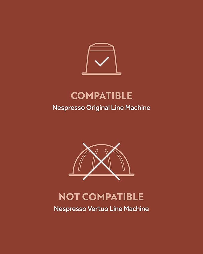 ROSSO CAFF횊 Espresso Coffee Pods for Nespresso Original Machines - 80 Capsules Flavored Pack, 4 Rich and Balanced Flavors (Chocolate, Vanilla, Cr챔me Caramel, Hazelnut) - Made in Italy