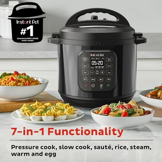 Instant Pot 8Qt Chef Series ??7-in-1 Multi-Cooker: Pressure, Slow, Rice & More ??Easy Meals Fast