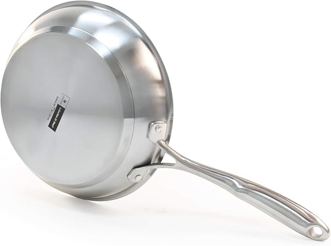 Chantal Induction 21 Steel 2-pc NonStick Fry Pan; includes 8 inch and 10 inch Fry Pans, Ceramic Non Stick