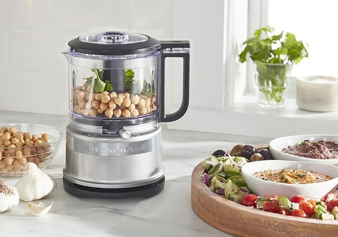 KitchenAid KFC3516CU 3.5 Cup Food Chopper, Contour Silver (Pack of 2)