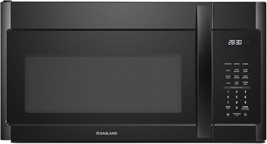 GASLAND Over the Stove Microwave 30 Inch, 1.9 Cu.ft. Over the Range Microwave with 11 Power Levels, One Touch Cooking, 400 CFM,1000W, LED, Turntable, Sensor Cook, Over Stove Microwave Oven, Black
