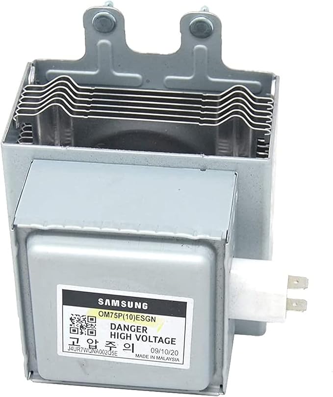 [OM75P(10) Magnetron OEM Mania] OM75P(10) ESGN WB27X10017 New OEM Produced for Samsung Microwave Oven Magnetron Replacement Part