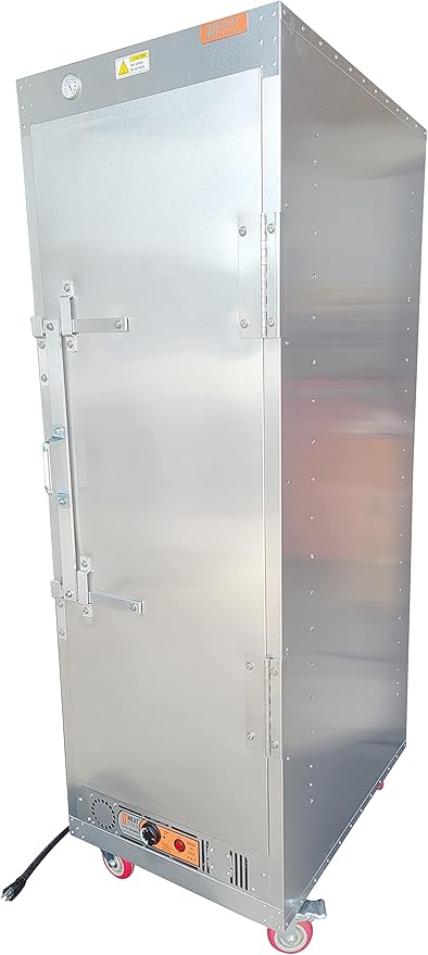 HeatMax 6 Foot Fully Insulated Commercial Food Warmer Holding Cabinet for Full Size Sheet Pans, Churches, Schools, Catering, Fully Assembled, Made in USA with Service and Support, 120V Plug