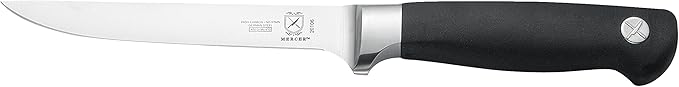 Mercer Culinary Genesis 10-Piece Forged Knife Set with Case, Steel/Black