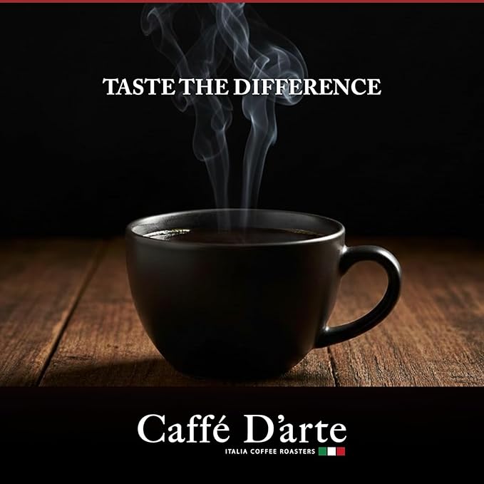 Caffe D'arte Meaning of Life Whole Bean Coffee ??Medium Dark Roast, Rich & Well-Balanced Flavor with Great Aroma, Crafted for Drip Brewing, Fresh Roasted in Seattle, 1 Pound (Pack of 2)