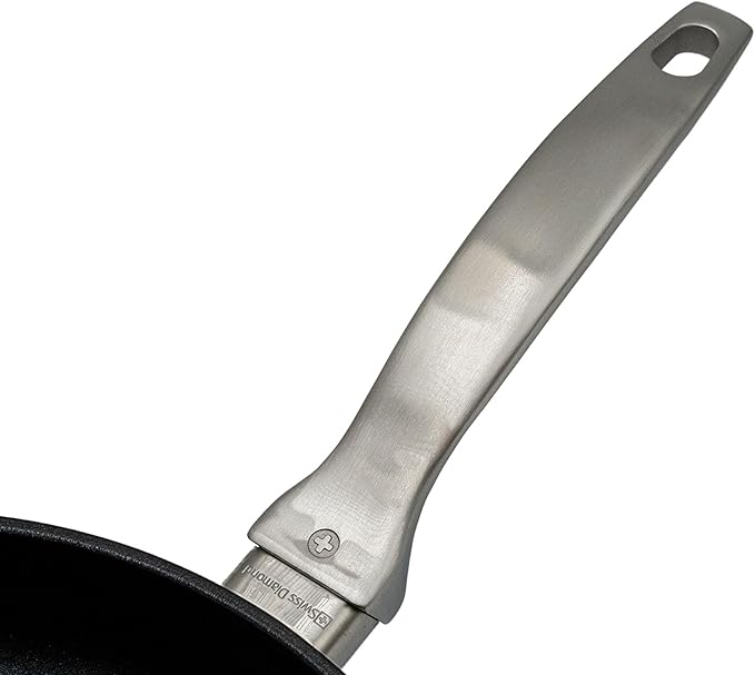 Swiss Diamond Induction Ready Nonstick Frying Pan Hybrid Ceramic and Diamond-Infused Fry Pan, PFAS- and PFOA-free, Dishwasher and Oven Safe Fry Pans (11 IN)