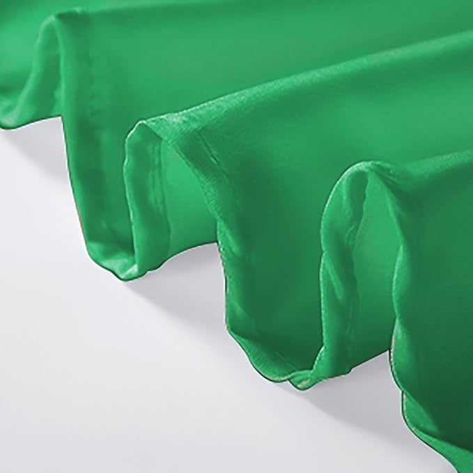 Cupuamon 90 inch Round Tablecloth Washable Polyester Table Cloth Decorative Table Cover for Wedding Party Dining Banquet（90 inch,Emerald）