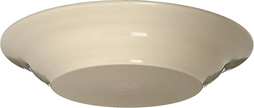 Carlisle FoodService Products Mingle Resuable Plastic Bowl Rimmed Soup Bowl with Pottery Style for Home and Restaurant, Melamine, 28.5 Ounces, Aqua