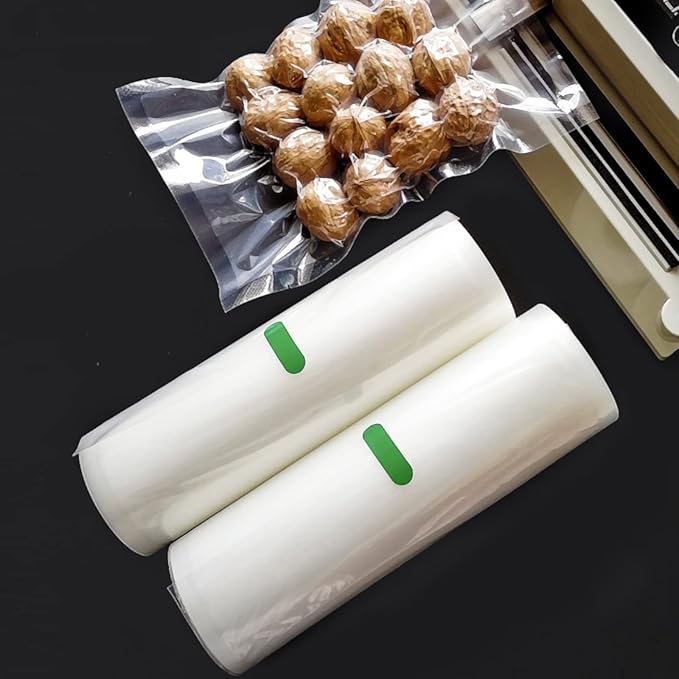 MAGIC SEAL Chamber Vacuum Sealer Bags Rolls - 10''x50' Smooth Vacuum Seal Rolls 2 Pack, BPA Free Great for Food Storage & Sous Vide, Non Textured, Not Compatible with FoodSaver-Type Sealers