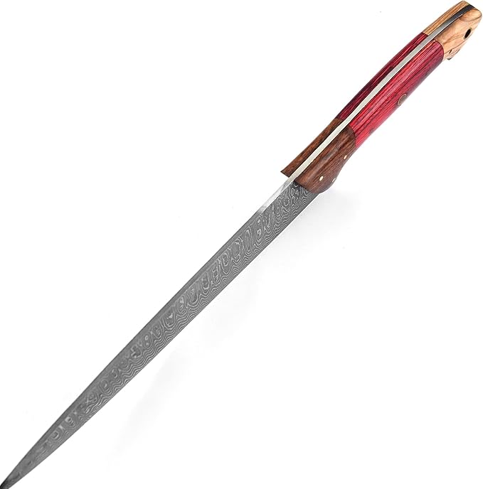 129-1 Stainless Steel Damascus Chef Knife, Kitchen Knife 8 Inch Blade High Carbon Ultra Sharp Knife for Kitchen, Professional Chef Knife 129-1 (1)