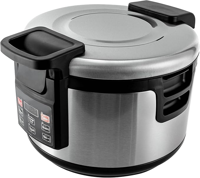 20Qt Commercial Rice Warmer, 110W Big Rice Warmer with Non-stick Inner Pot, 104-176??Adjustable Temperature Portable Rice & Food Warming Bowl for Restaurant, Hotel(NOT Cooker)