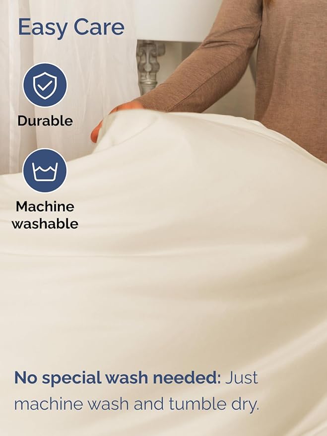 Extra Deep Pocket Twin XL Sheets - 3 Piece Breathable & Cooling Bed Sheets - Hotel Luxury Bed Sheet Set - Soft, Wrinkle Free & Comfy - Easily Fits Extra Deep Mattresses - Deep Pocket Off White Sheets