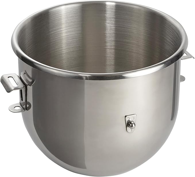 20 Quart Stainless Steel Mixing Bowl, Commercial Mixing Bowl, Hobart Equivalent Accessory Fits Select Hobart Mixers