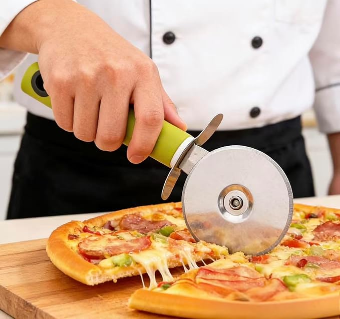 2Piece set Pizza cutter, pastry cutter, pizza slicer for home use