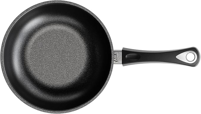 AMT Gastroguss The World쨈S [.] Saute pan for Induction, Diameter 24 cmh Height 6 cm, die-cast Aluminium, Lotan짰 Non-Stick Coating for Fat-Free-Frying, AMZN-I-624-US