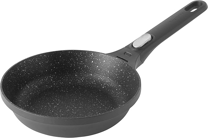 BergHOFF GEM Non-stick 3Pc Fry Pan Set, Stay-cool, Detachable Handle, Ferno-Green, Non-Toxic Coating, Induction Cooktop Ready