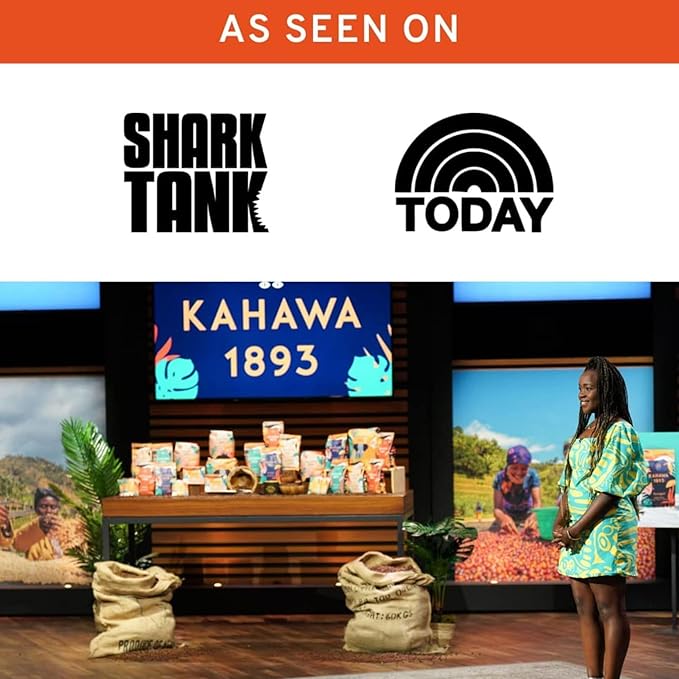 Kahawa 1893 Coffee Bags Medium Roast African Spice 12 Oz - With Cinnamon, Cardamom & Clove, As Seen on Shark Tank, High Antioxidants, Organically Grown, Ethically & Sustainably Sourced