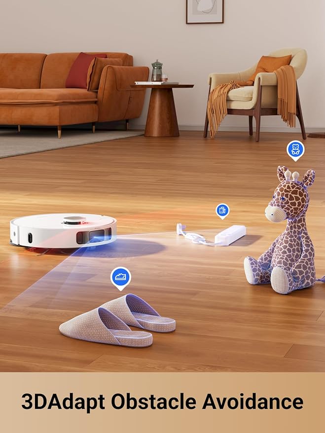 DREAME L10s Pro Ultra Heat Robot Vacuum and Mop Combo, Mop Extend, 7000Pa Suction, Auto Robot Care and Maintenance, 136째F Hot Water Mop Self-Cleaning, Obstacle Avoidance, Ideal for Hair, Carpets