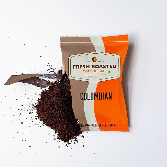 Fresh Roasted Coffee, Colombian, Kosher, Pre-Ground Fractional Packs, 2.25 Ounce, 36 Count