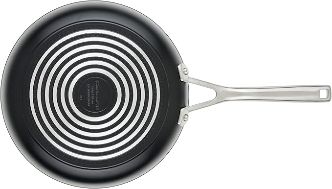 KitchenAid Hard Anodized Induction Nonstick Frying Pan Set With Tempered Lids, 4-Piece - 10 & 12 Inch ??Durable, Even Heating, Oven Safe to 500째F, Dishwasher Safe, Easy-Clean
