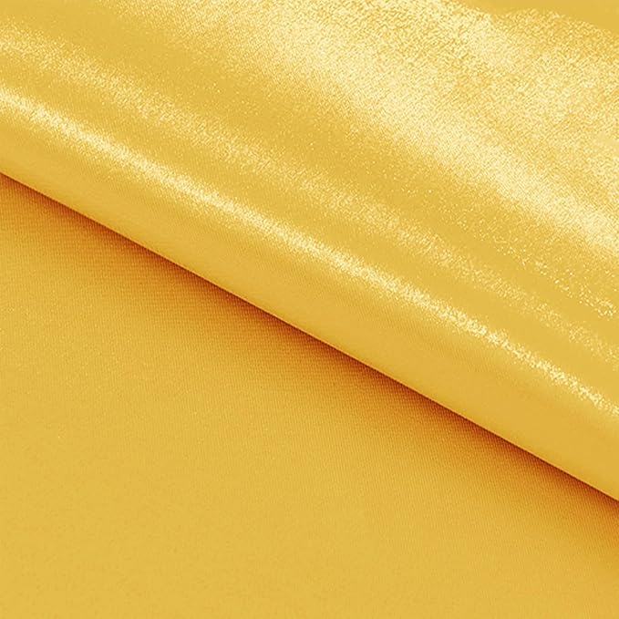 Yblut 10 Pack Satin Table Runner 12 x 108 Inch Long Gold Silk Table Runner for Wedding Party Banquet Birthday Decoration