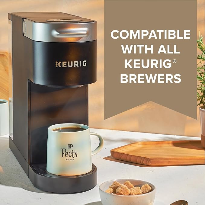 Peet's Coffee, Keurig K-Cup Pods Dark Roast Variety Pack - Major Dickason's Blend, French Roast, Organic Alma De La Tierra, House Blend, 40 Count (4 Boxes of 10 K-Cup Pods)
