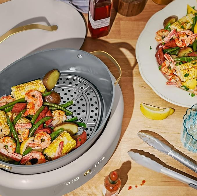 Beautiful 10-in-1 6 Qt Multi-Cooker with LED Digital Display ??Multi-Function Appliance for Rice, Steam, Slow Cook, Sear, Roast & Daily Meals, Nonstick Pot, Space-Saving Solution for Kitchen Cooking