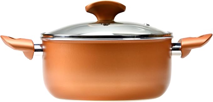 RAVELLI Italia Linea 20 Non Stick Dutch Oven, 3 Quart