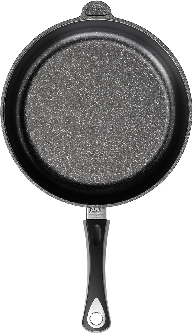 AMT Gastroguss The World쨈S [...] Casserole Frying pan Non-Induction, Diameter 28 cm, Height 7 cm, cast Aluminium (Aluminium), Lotan짰 Non-Stick Coating for Fat-Free-Frying, AMZN-728-US