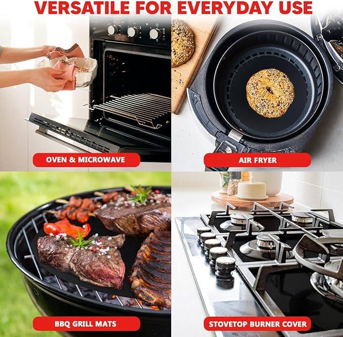Teflon Liner Roll for Ovens, Stovetops & Grills (75??x 17?? - Custom Cut to Size & Shape Needed - Versatile Non-Stick Teflon Mat, Can Use As Oven Liner, Grill Mat, Stovetop Cover, Baking Sheet, etc.