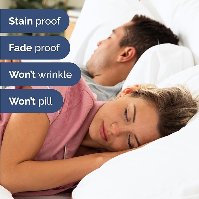 Cal King 6 Piece Sheet Set - Cooling & Breathable Bed Sheets - Hotel Luxury Bed Sheets for Women, Men, Kids & Teens - Bedding w/Deep Pockets & Easy Fit - Soft & Wrinkle Free - Cal King White Sheets