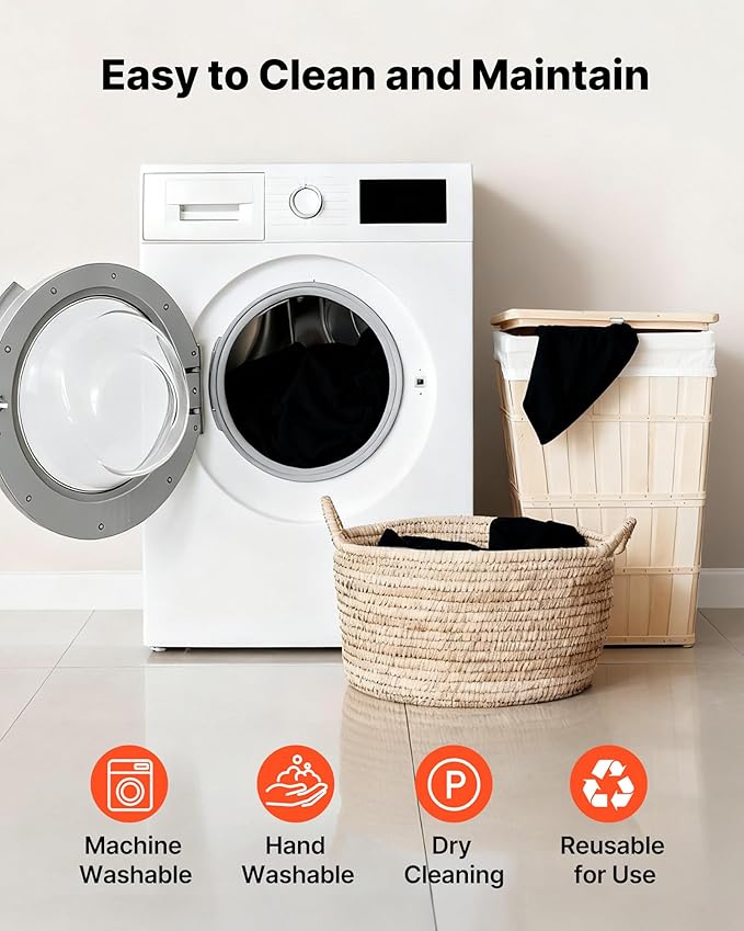 VEVOR 6 Pack Table Cloth for 8FT Rectangular Fitted Events, Wrinkle-Resistant Stretch Black Table Covers, Washable Spandex Tablecloth Protector, for Party, Wedding, Cocktail, Banquet, Festival
