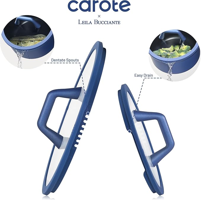 CAROTE 31PCS Pots and Pans Set, Nonstick Cookware Set Kitchen Non Stick Induction Cookware Non-toxic Granite Cooking set