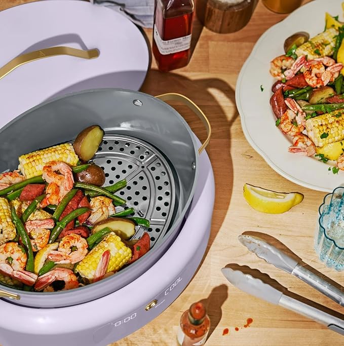 Beautiful 10-in-1 6 Qt Multi-Cooker with LED Digital Display ??Multi-Function Appliance for Rice, Steam, Slow Cook, Sear, Roast & Daily Meals, Nonstick Pot, Space-Saving Solution for Kitchen Cooking