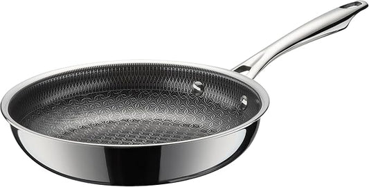 Cuisinart FusionElite+ Nonstick Tri-Ply Stainless Steel Skillet, 8??Skillet Frying Pan with PURELYSEAR Ceramic Nonstick Technology, Scratch Proof, Cool Grip Handles, Dishwasher Safe