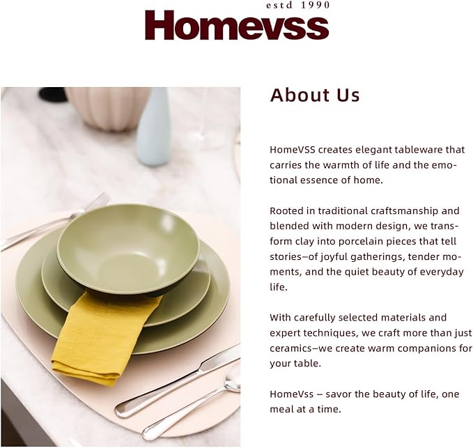 Stoneware Two-Tone Colors Life 16pc Dinner Set竊똎utside Shiny Black + Inside Matte Glaze Olive