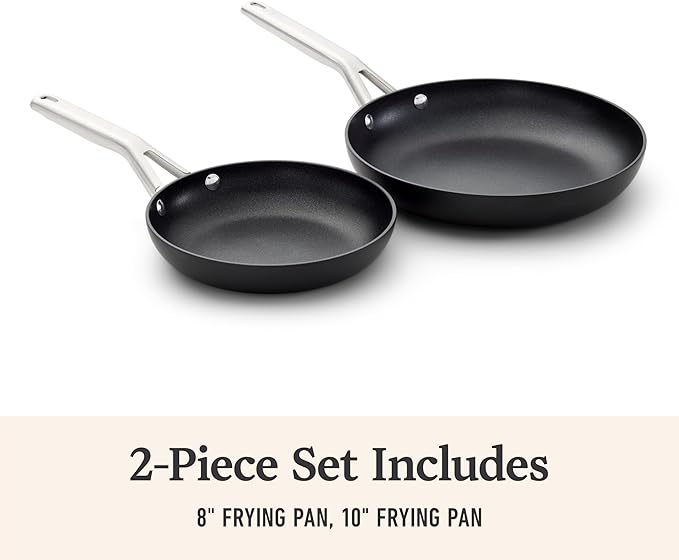 Calphalon짰 Hard-Anodized Nonstick 8" and 10" Frying Pan Set