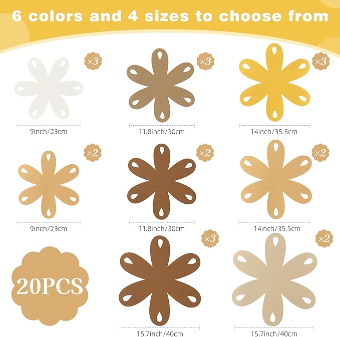 20 Pcs Felt Pot and Pan Protectors Larger & Thicker Colorful Pot Separators Pads 9/12/14/16 Inch for Stacking and Protecting Glassware, Cookware and More (Brown)