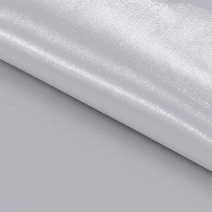 Yblut 10 Pack Satin Table Runner 12 x 108 Inch Long Silver Silk Table Runner for Wedding Party Banquet Birthday Decoration